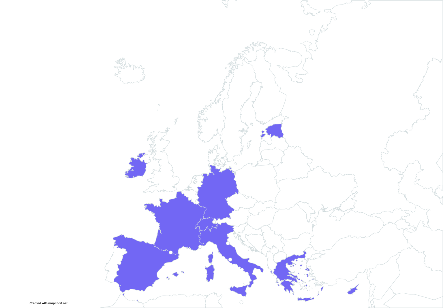 Mappa del progetto europeo Captain