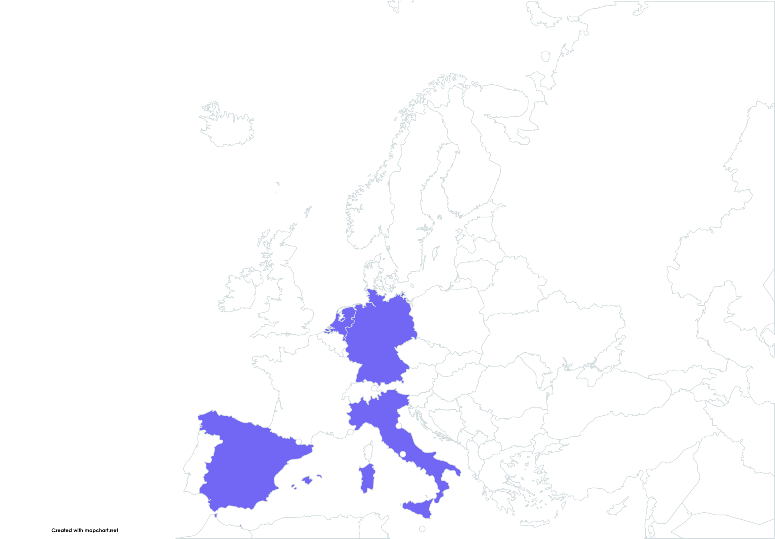 Mappa del progetto europeo Glide