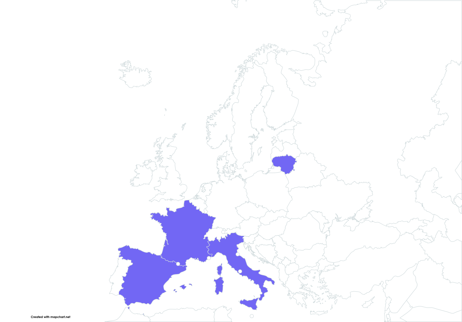 Mappa del progetto europeo Mind Inclusion 2