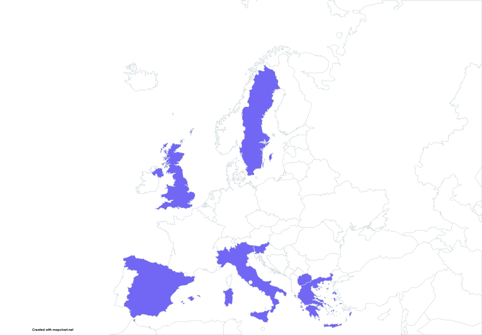 Mappa del progetto europeo UNCAP